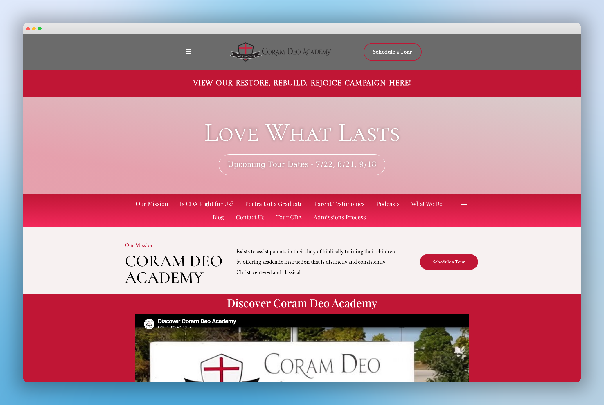 Coram Deo Academy