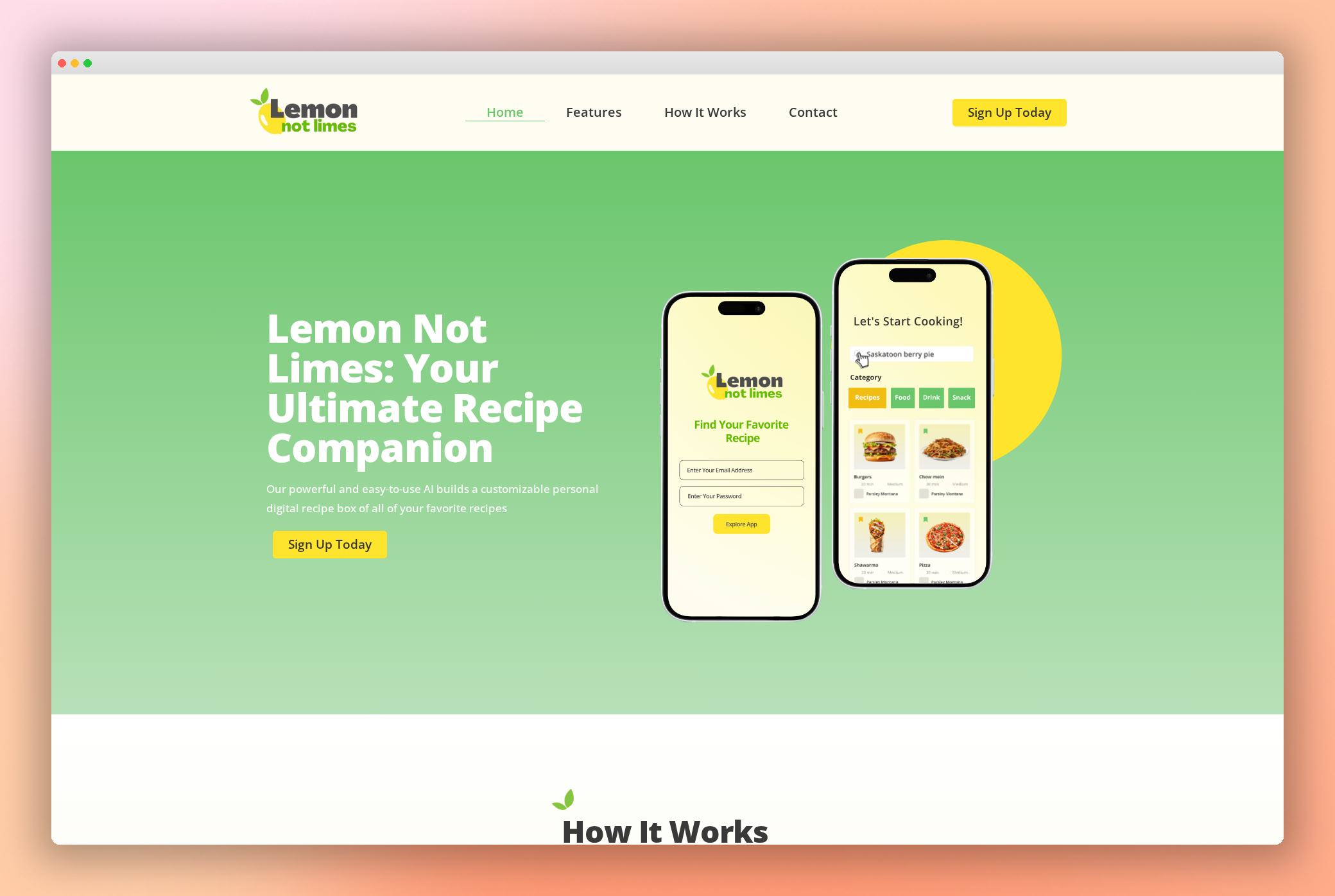 Lemon Not Limes